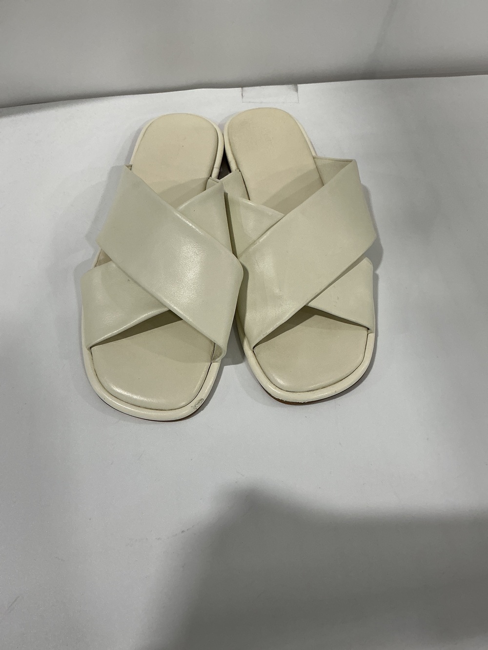 Italian Leather Crossover Slide